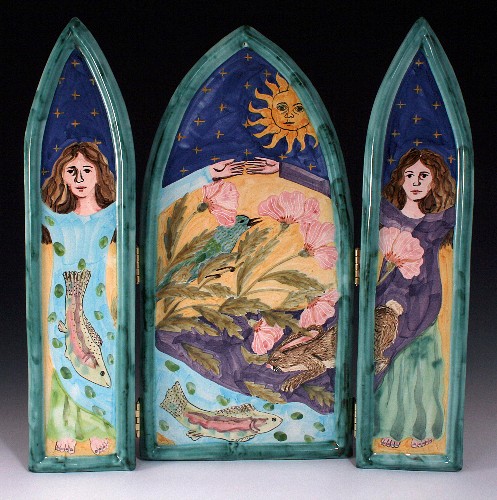 Two Girls Triptych